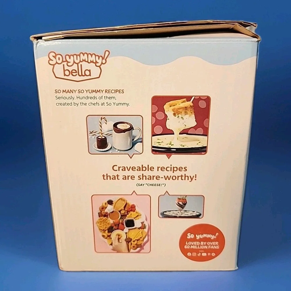 New Electric Fondue Pot So Yummy! Bella Mini Dipper 2.5 Cup Cheese Chocolate NIB